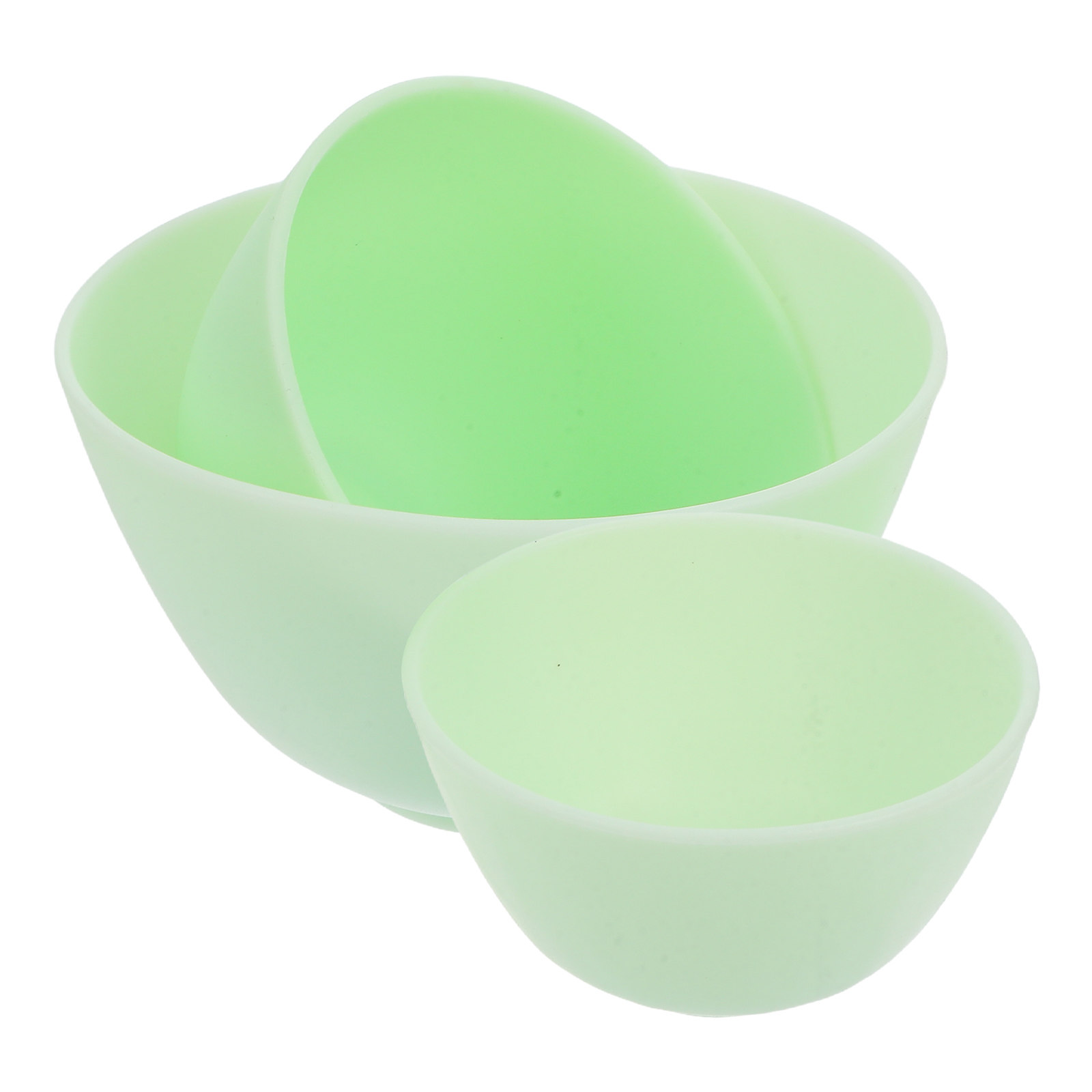 Face Mask Silicone - 3Pcs Premium Silicone Mask Mixing Bowl