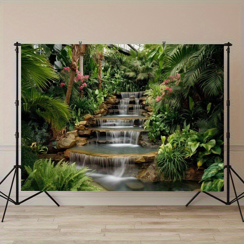 Waterfall Garden Tapestry Lush - Spa Wellness Nature recension och pris
