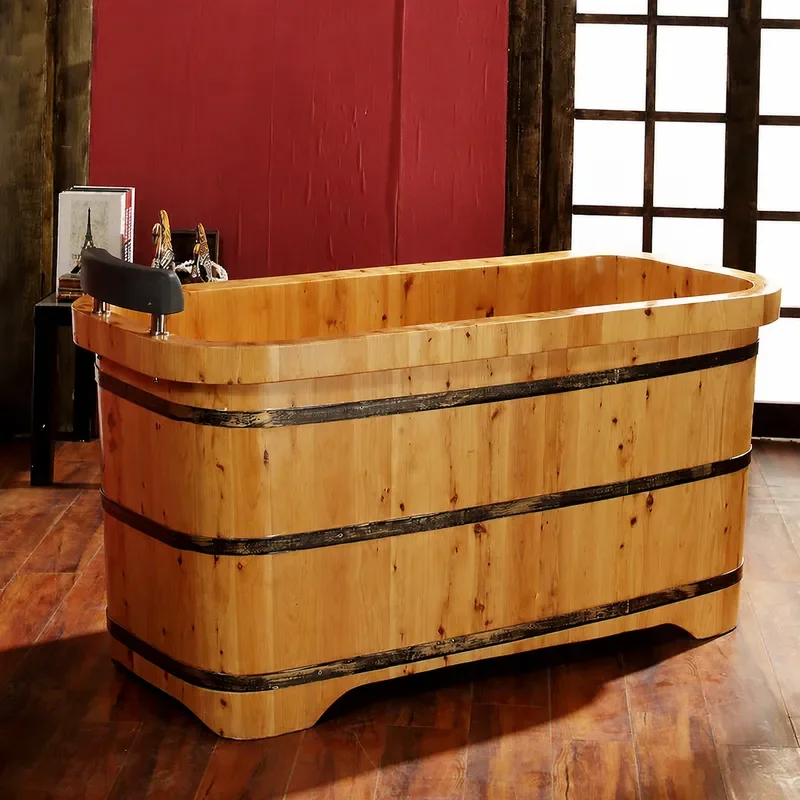 Sichuan Cedar Wood Bathtub for - Spa Wellness Nature recension och pris