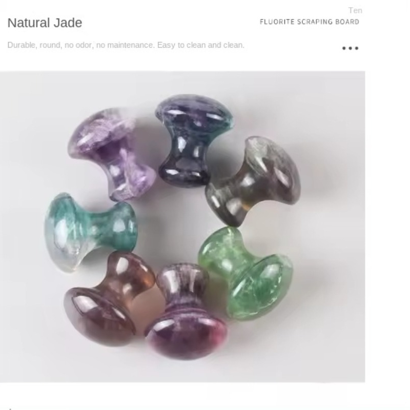 Natural Jade Massager Fluorite - Spa Wellness Nature recension och pris