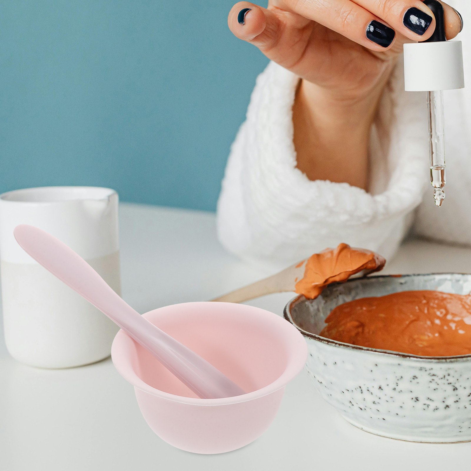 1Set Silicone Face Mask Bowl a - Face Mask Silicone recension och pris