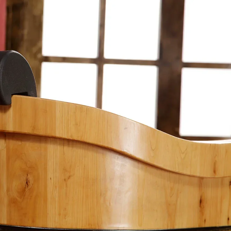 Cedar Wood Bath Barrel Large A - Spa Wellness Nature recension och pris