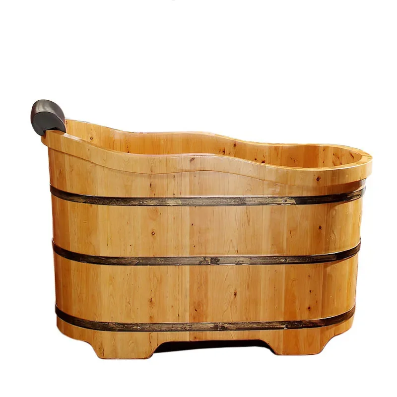 Cedar Wood Bath Barrel Large A - Spa Wellness Nature recension och pris