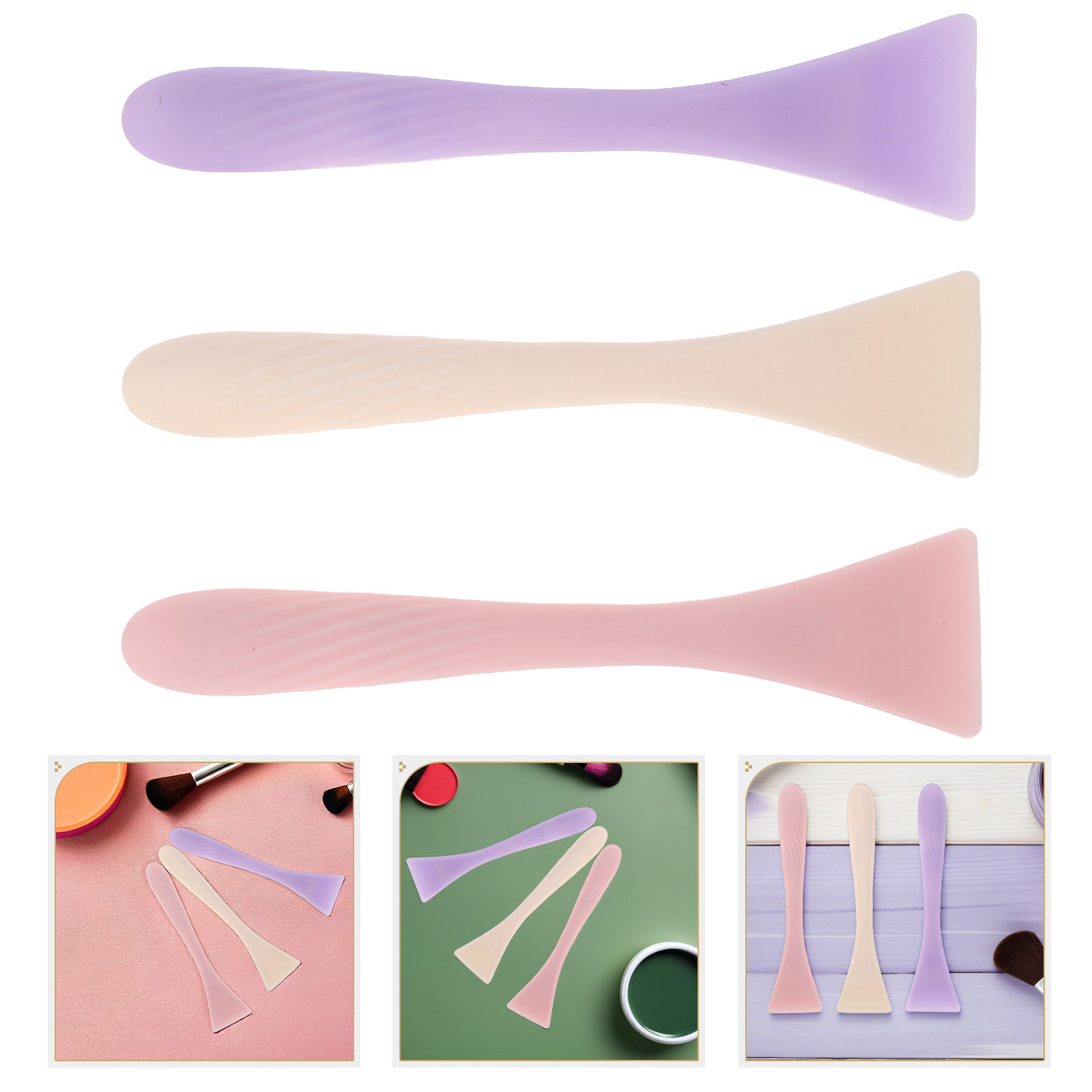 3Pcs Silicone Face Mask Brush  - Face Mask Silicone recension och pris